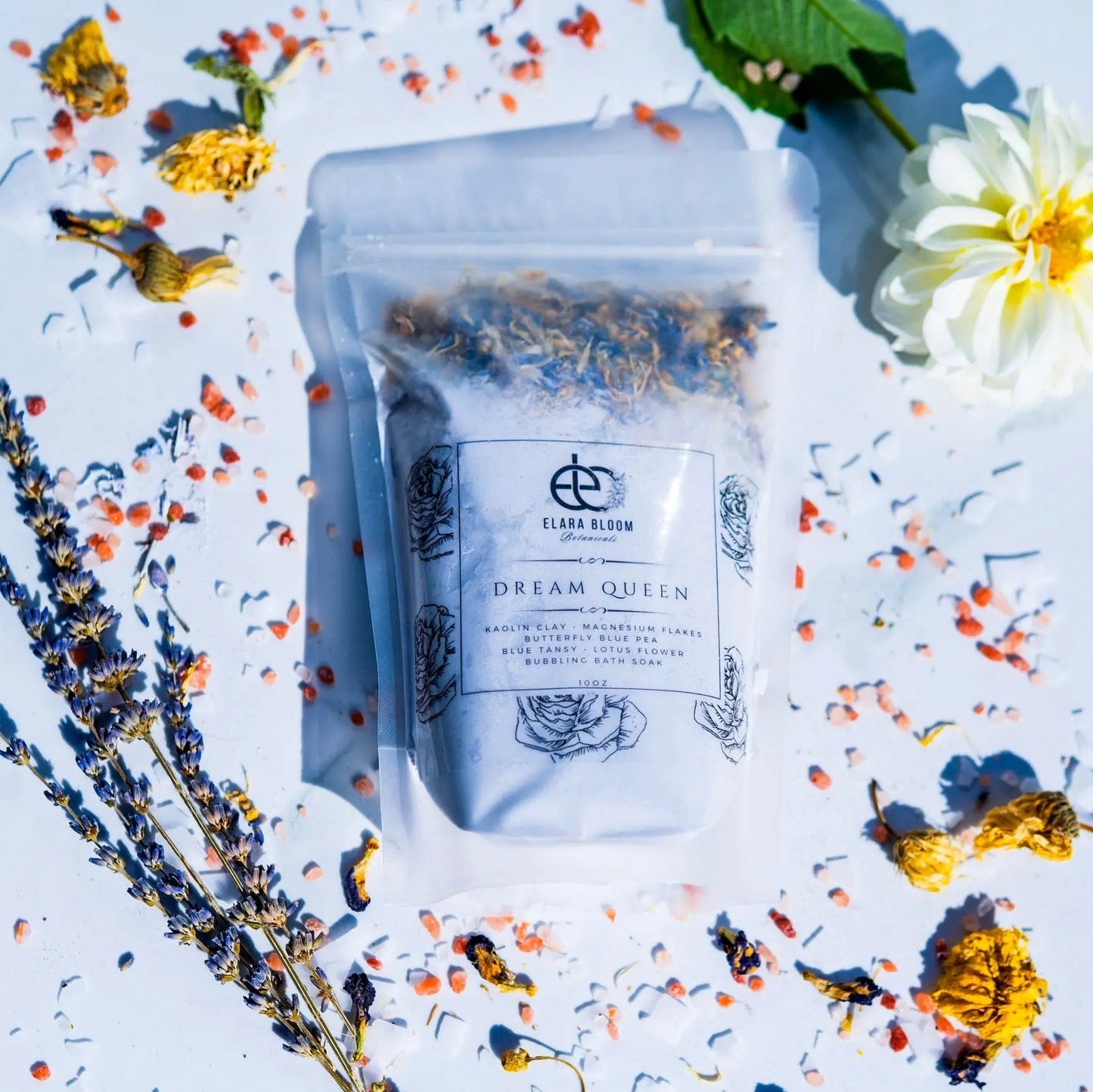 Dream Queen Ritual Bath Soak Elara Bloom Botanicals