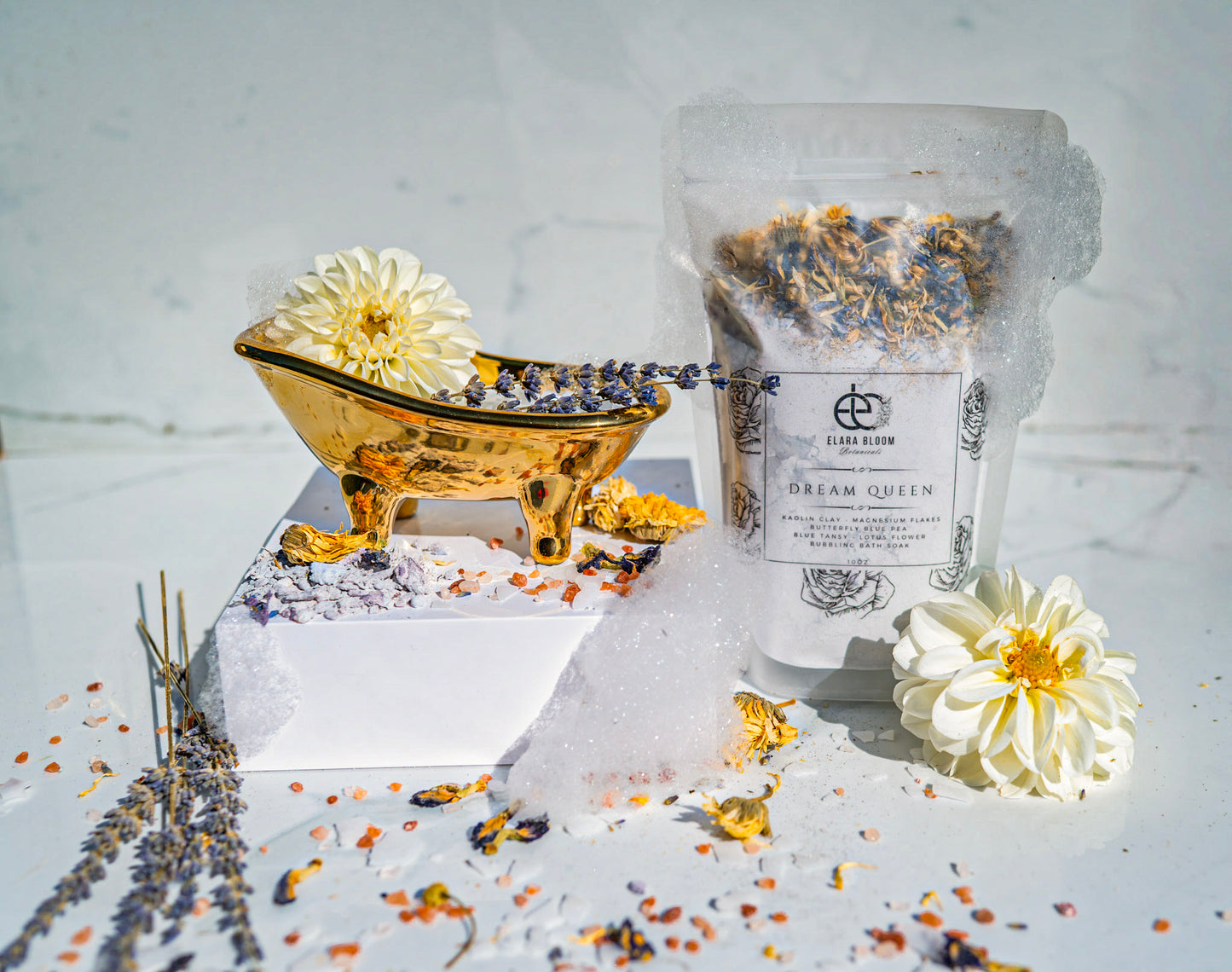 Mystique Majesty Bath Ritual Set Elara Bloom Botanicals