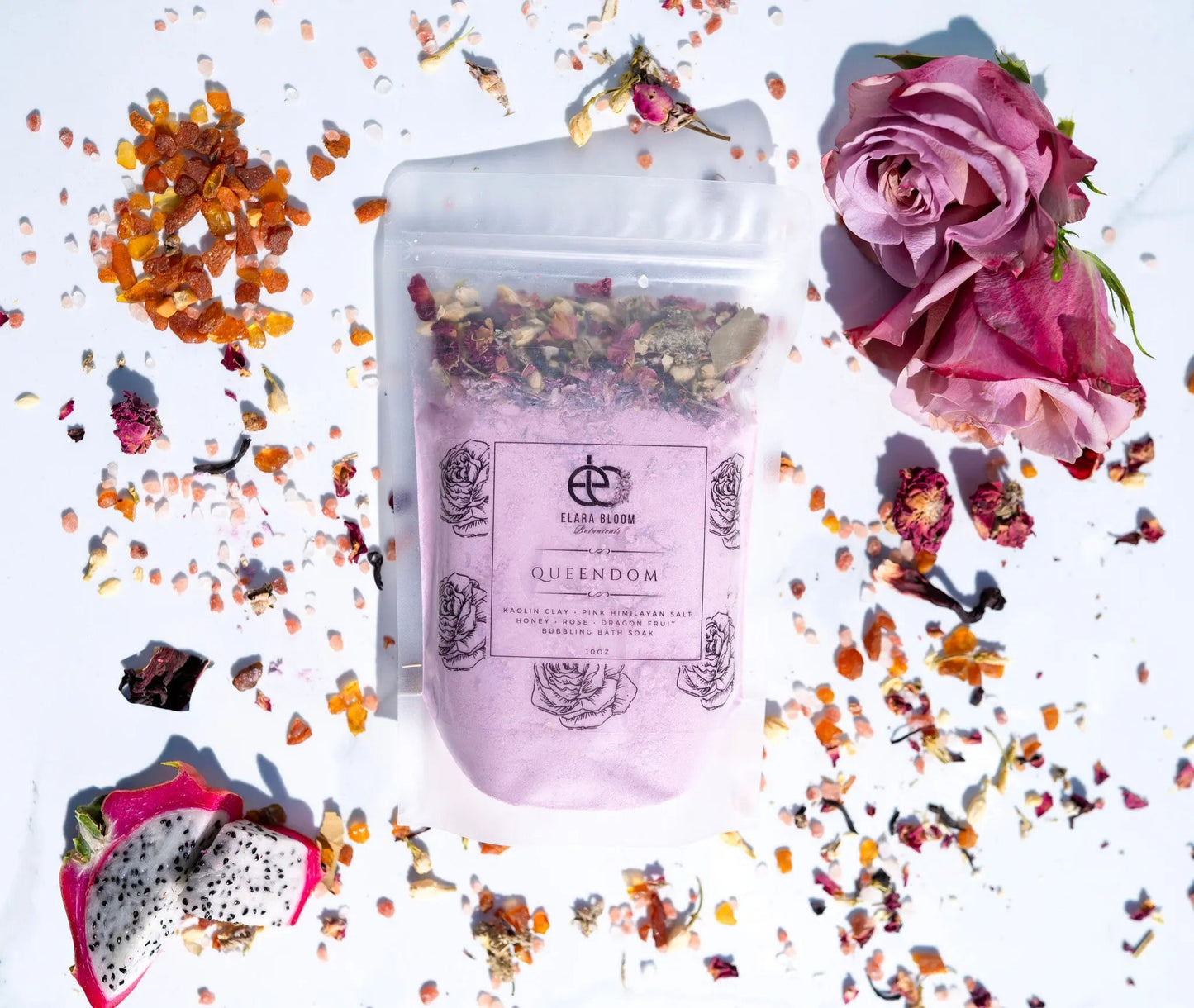 Queendom Ritual Bath Soak Elara Bloom Botanicals