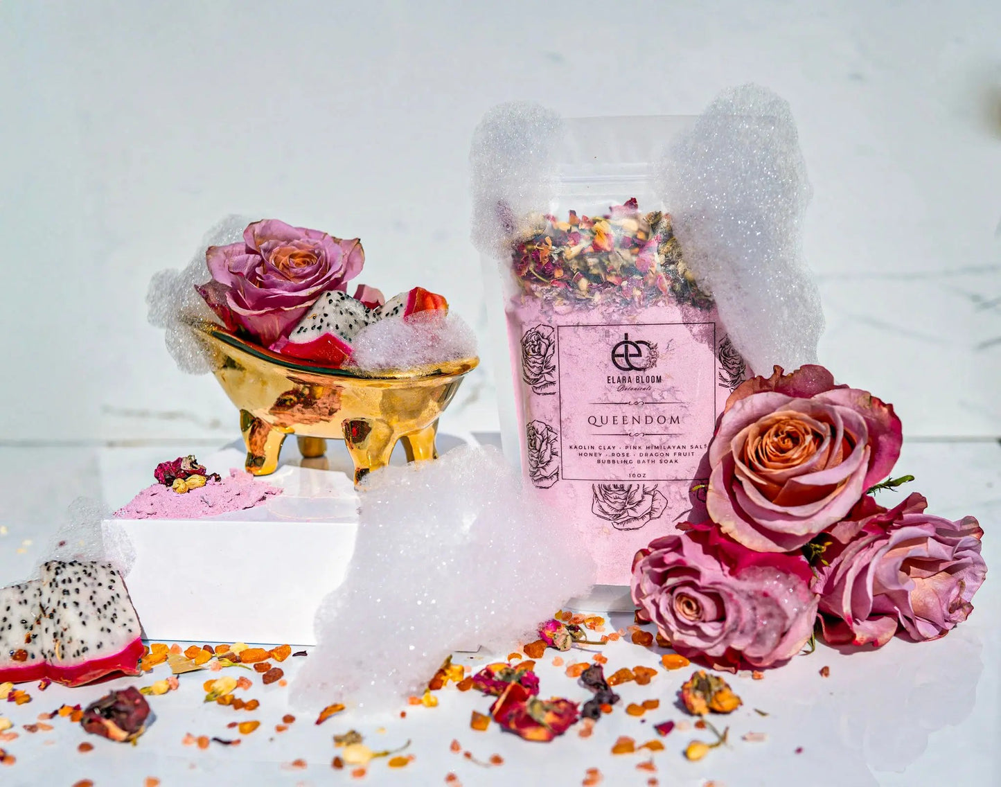 Queendom Ritual Bath Soak Elara Bloom Botanicals