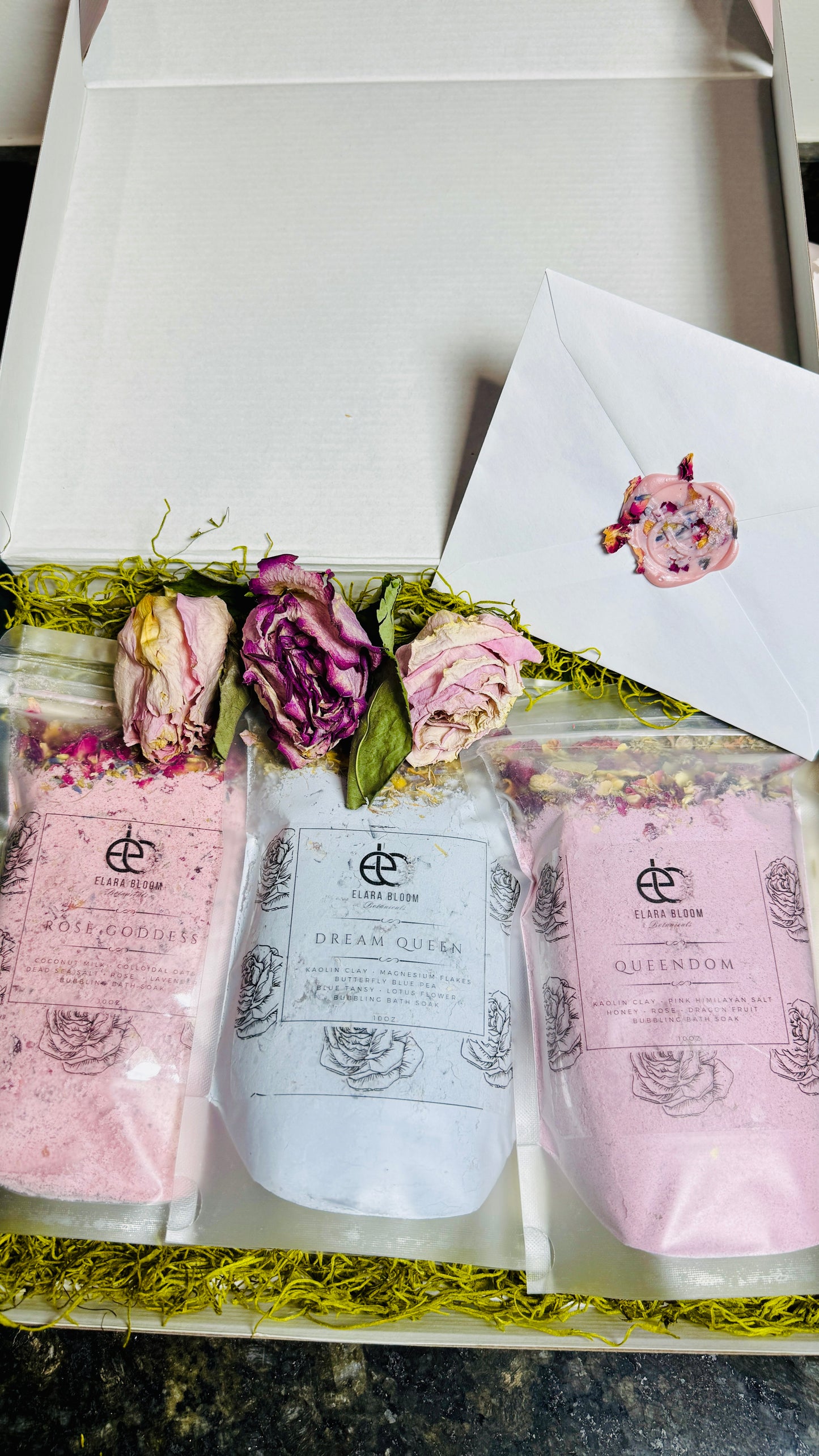 In Her Bloom Ritual Gift Set Elara Bloom Botanicals